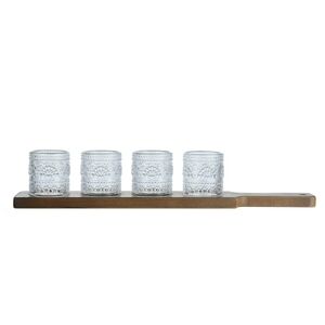 💕 2025 The Pioneer Woman 3oz Shot Glasses With Flight Board